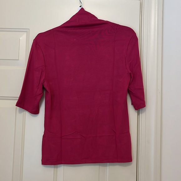 Banana Republic Soft Luxe Berry Turtleneck Top/NWT/S - Picture 12 of 12